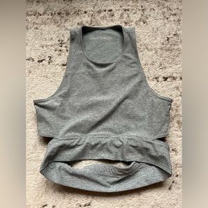 Outdoor Voices Blue Grey Sports Bra